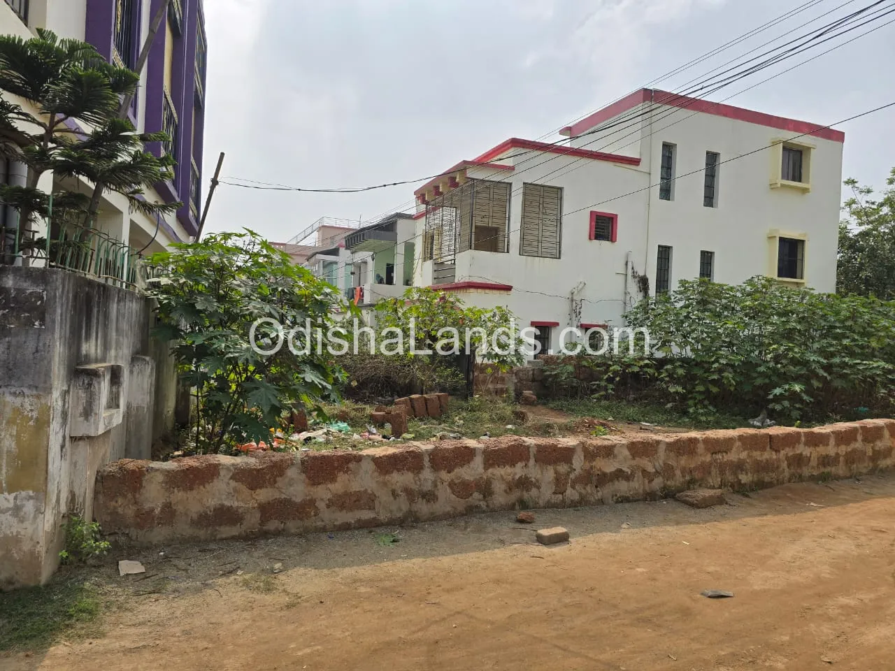 1800 sqft land for sale in Patrapada.